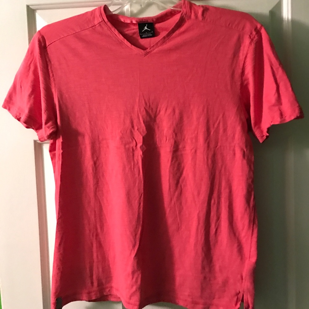 Bright Pink Jordan V-Neck Tee