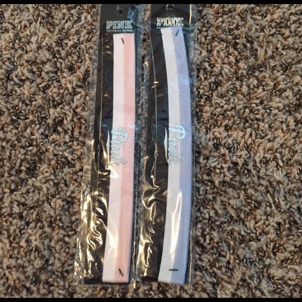 Pink VS headbands