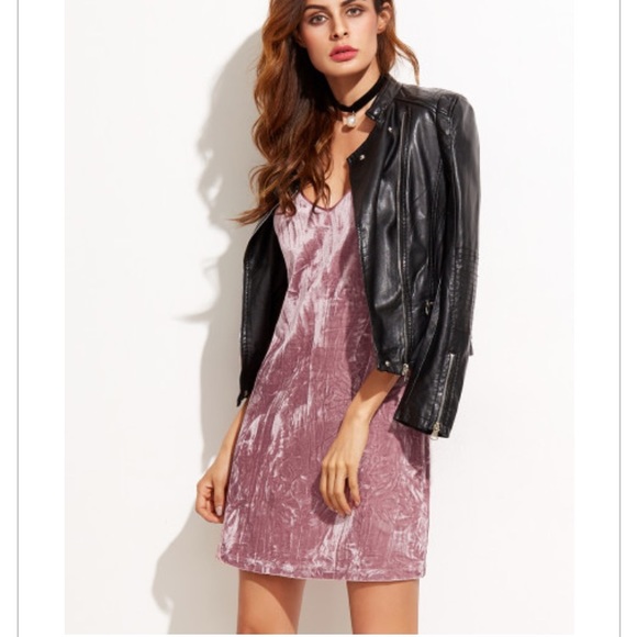 ✨LAST ONE ✨ Brand New Pink Velvet Cami Dress 👗 - Picture 6 of 6