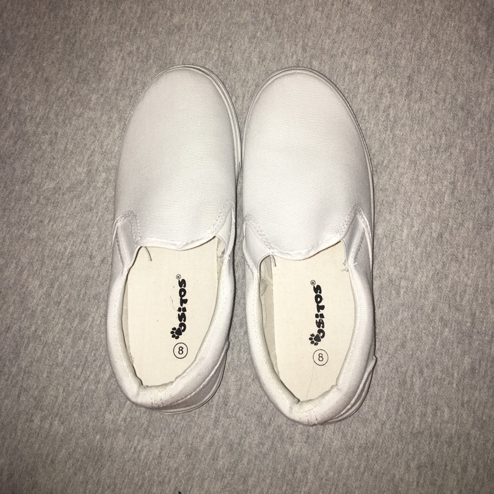 White Slip-On Shoes