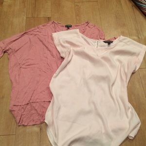 Two pink Express tops!