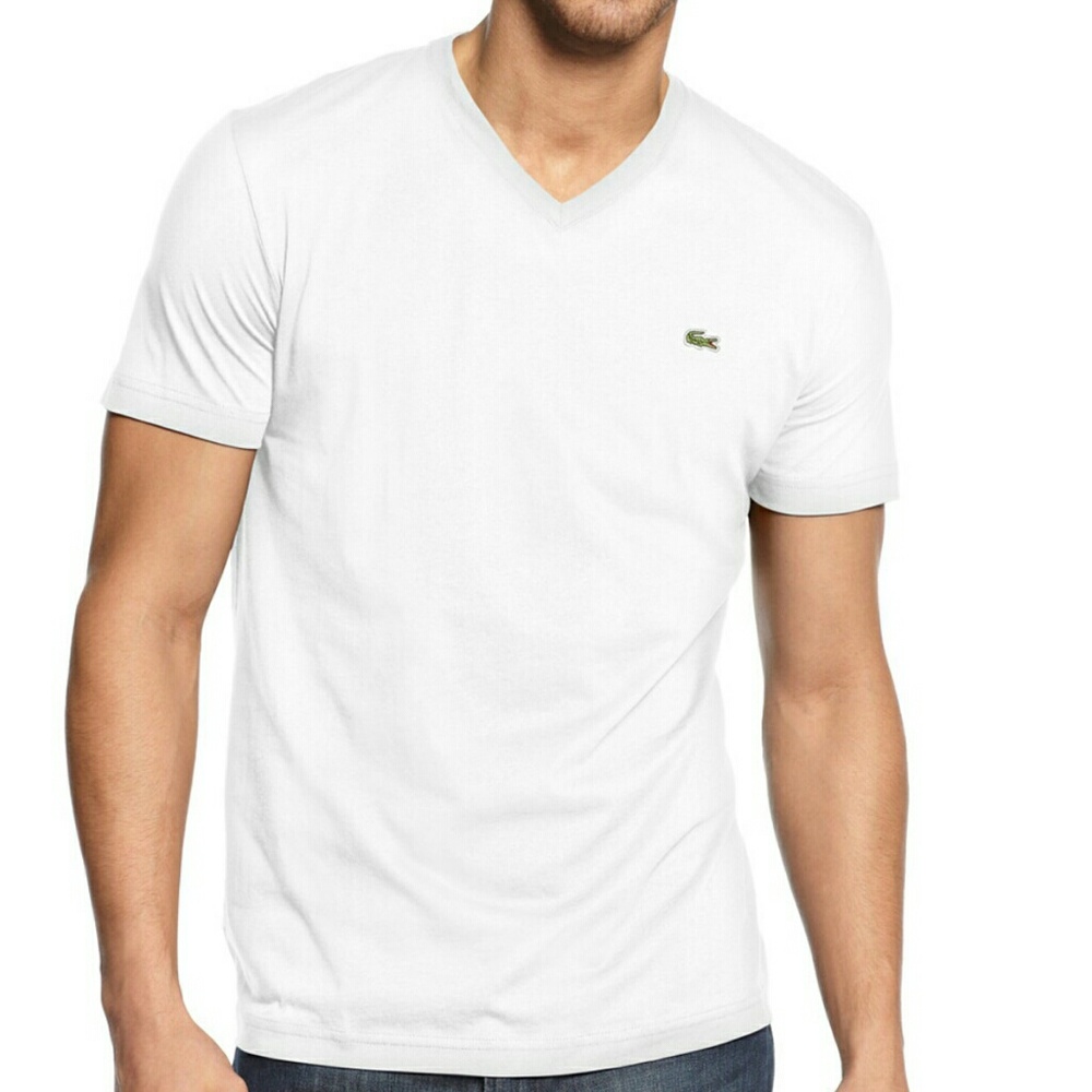 Mens Lacoste v-neck tee