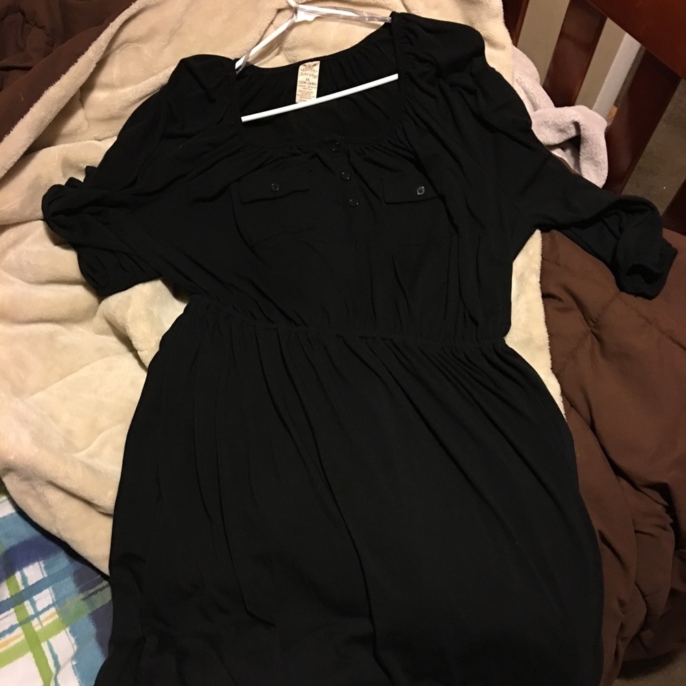 Cute short black dress