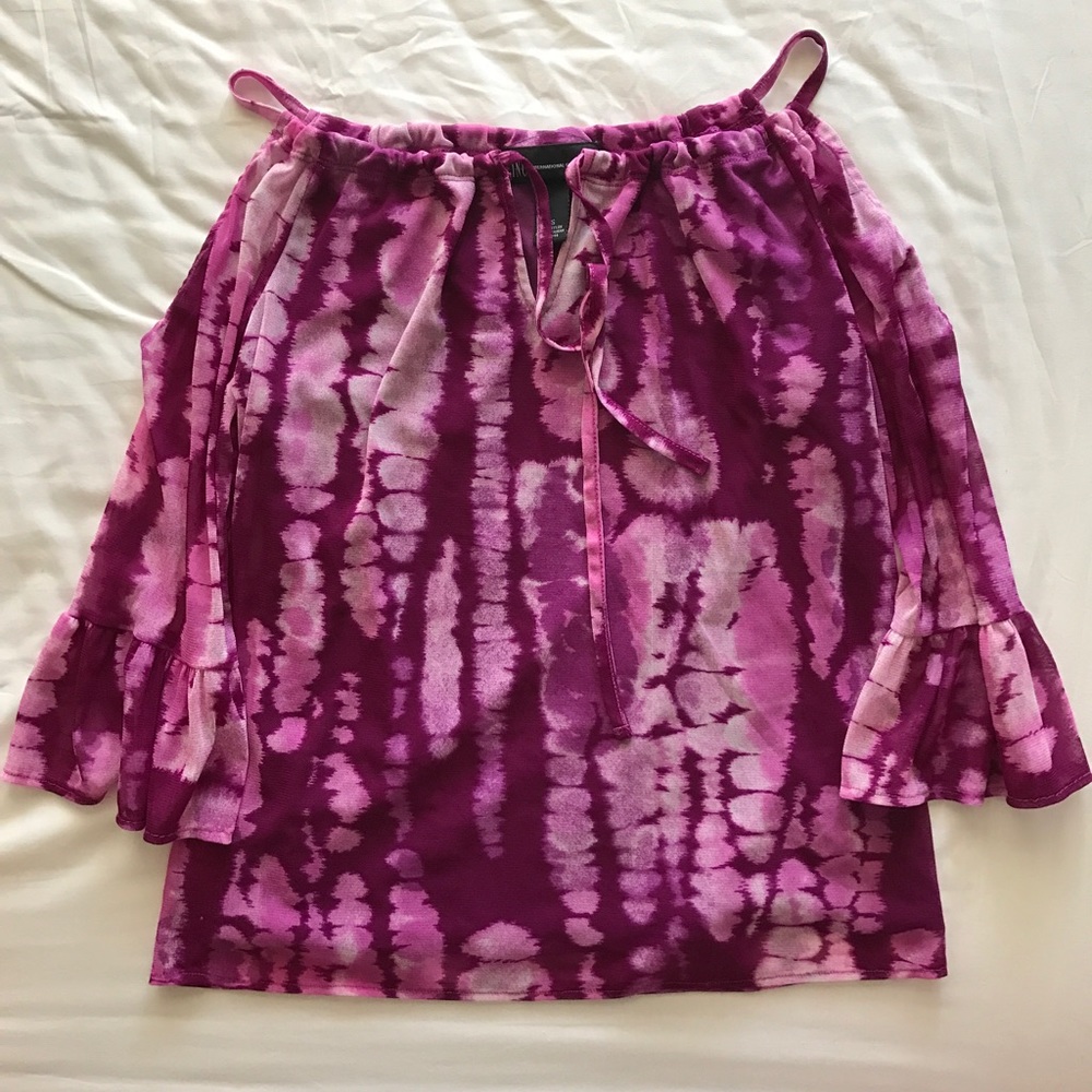 INC cold shoulder blouse