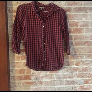 Plaid button up from Nordstrom