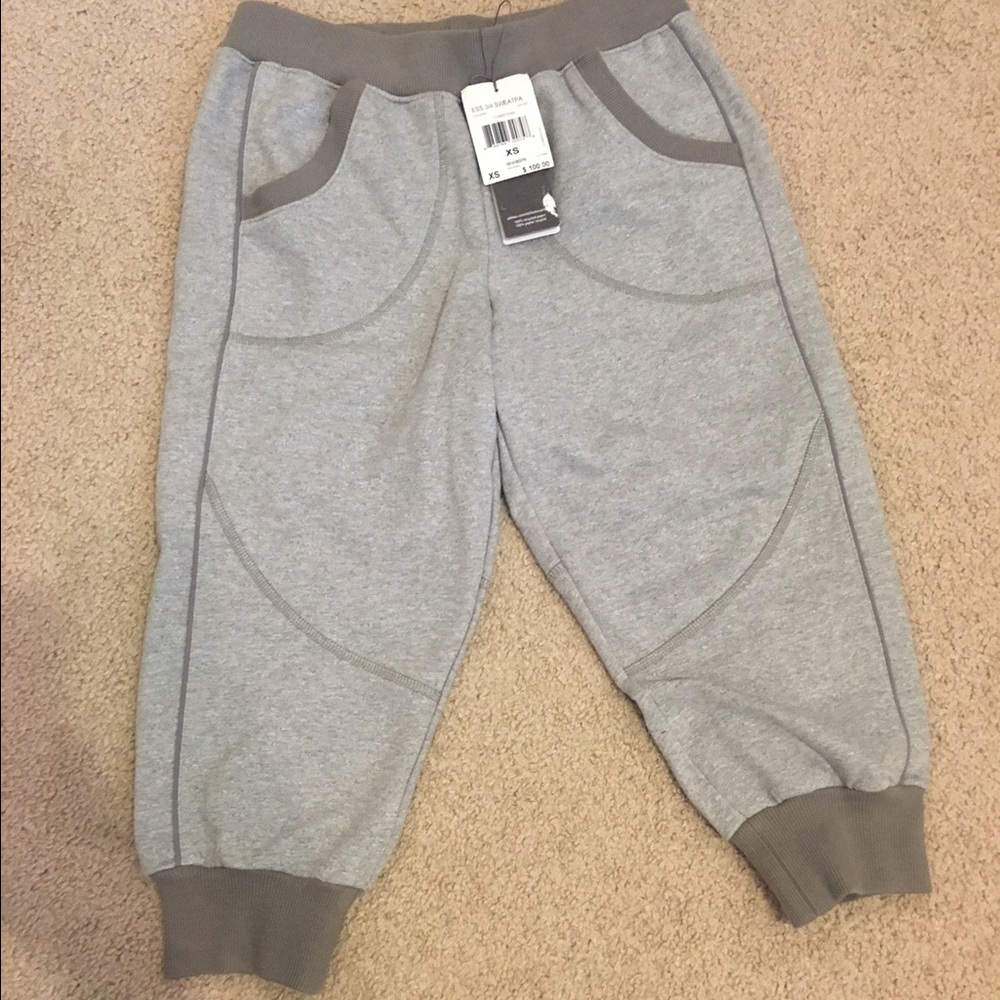 Adidas Stella McCartney Capri sweats.