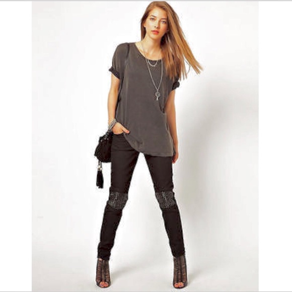 Joe's Jeans Denim - joe's "Lynden"  jeans with studded knee