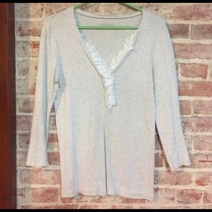 Three quarter length J crew top