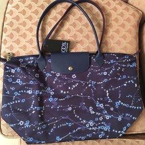 NWT Longchamp Lepliage Sakura Large Tote