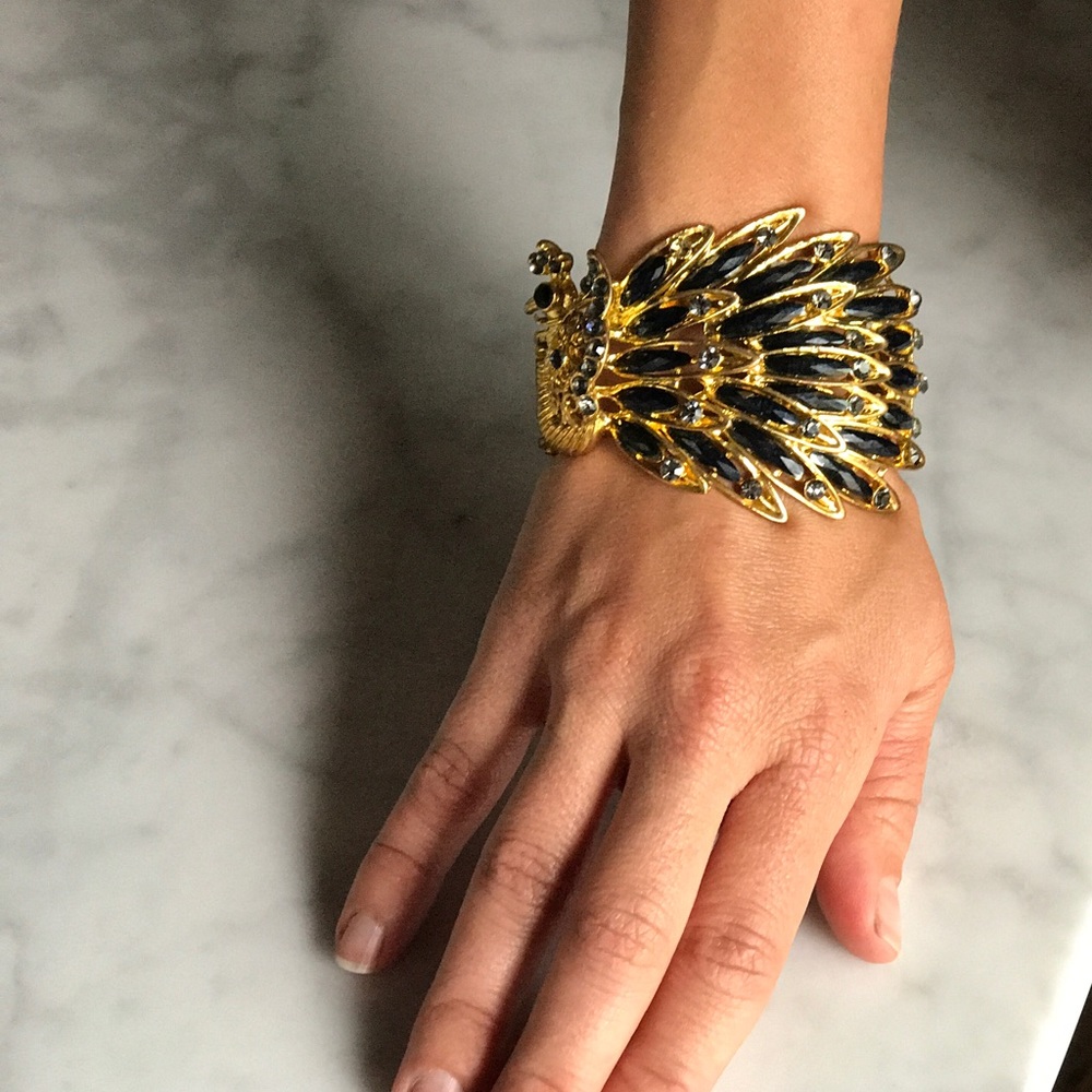 Vintage peacock bracelet.