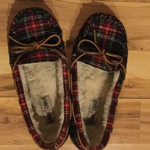 Minnetonka moccasins plaid