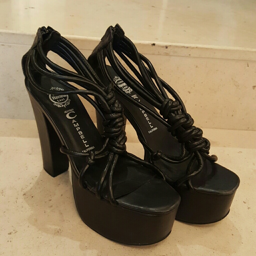 Jeffrey Campbell Havana Last Platform Heels 7