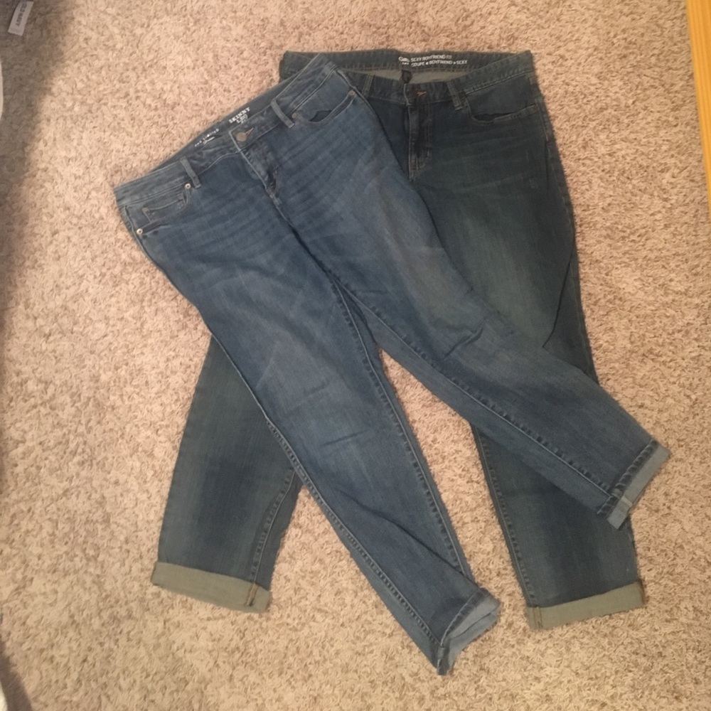 Two Pair of Jeans - The Limited - The Gap -Size 14
