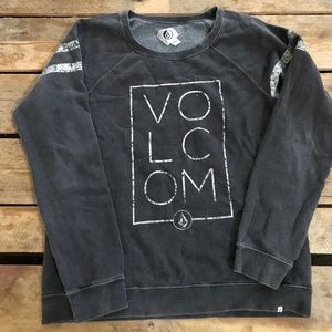 Volcom crew neck sweatshirt. Vintage look, size M