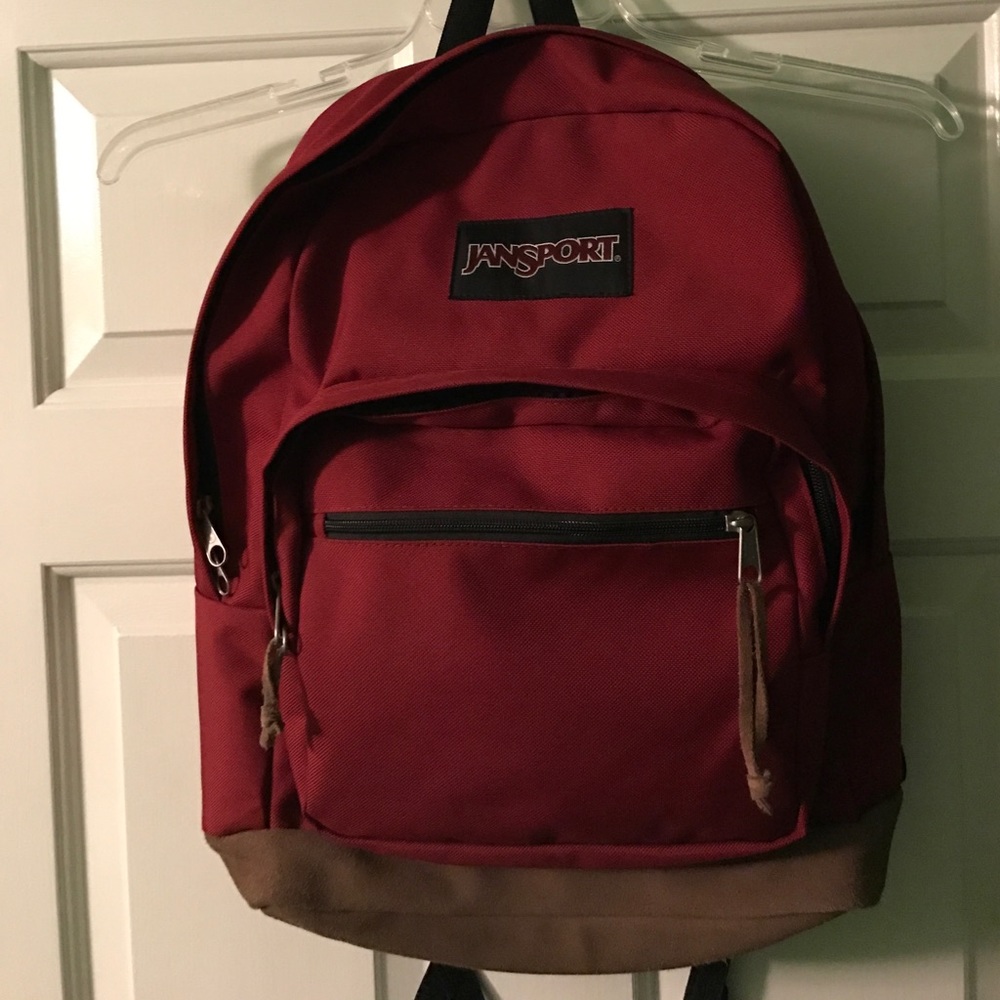 Burgundy Jansport Bag