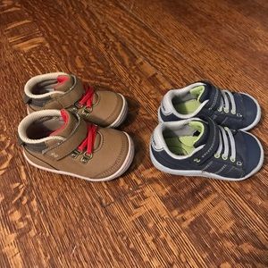 Two pair of toddler size 4 shoes!