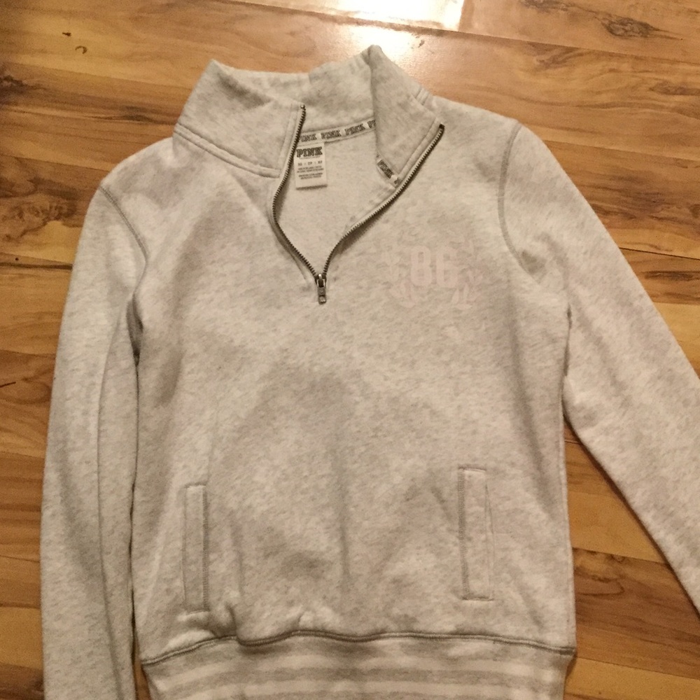 Victoria secret PINK quarter zip pullover