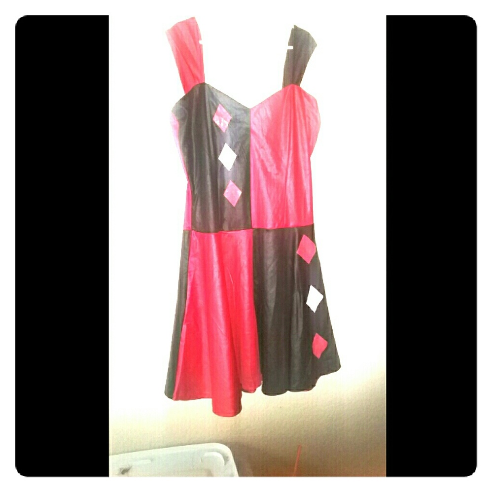 Harleyquin costume dress