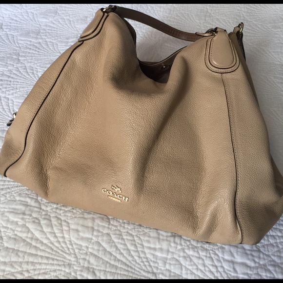 Coach Handbags - Light Beige Coach Purse