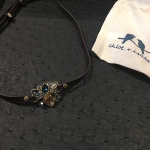 sunset on the seine leather wrap bracelet