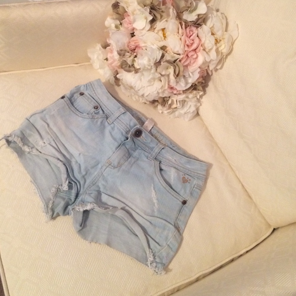 Justice jeans shorts!