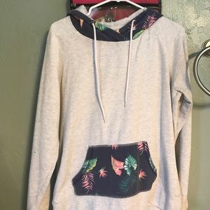 Tropical patterned sweater