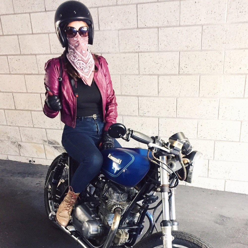Black Open Face Motorcycle Helmet! 🏍