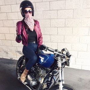 Black Open Face Motorcycle Helmet! 🏍