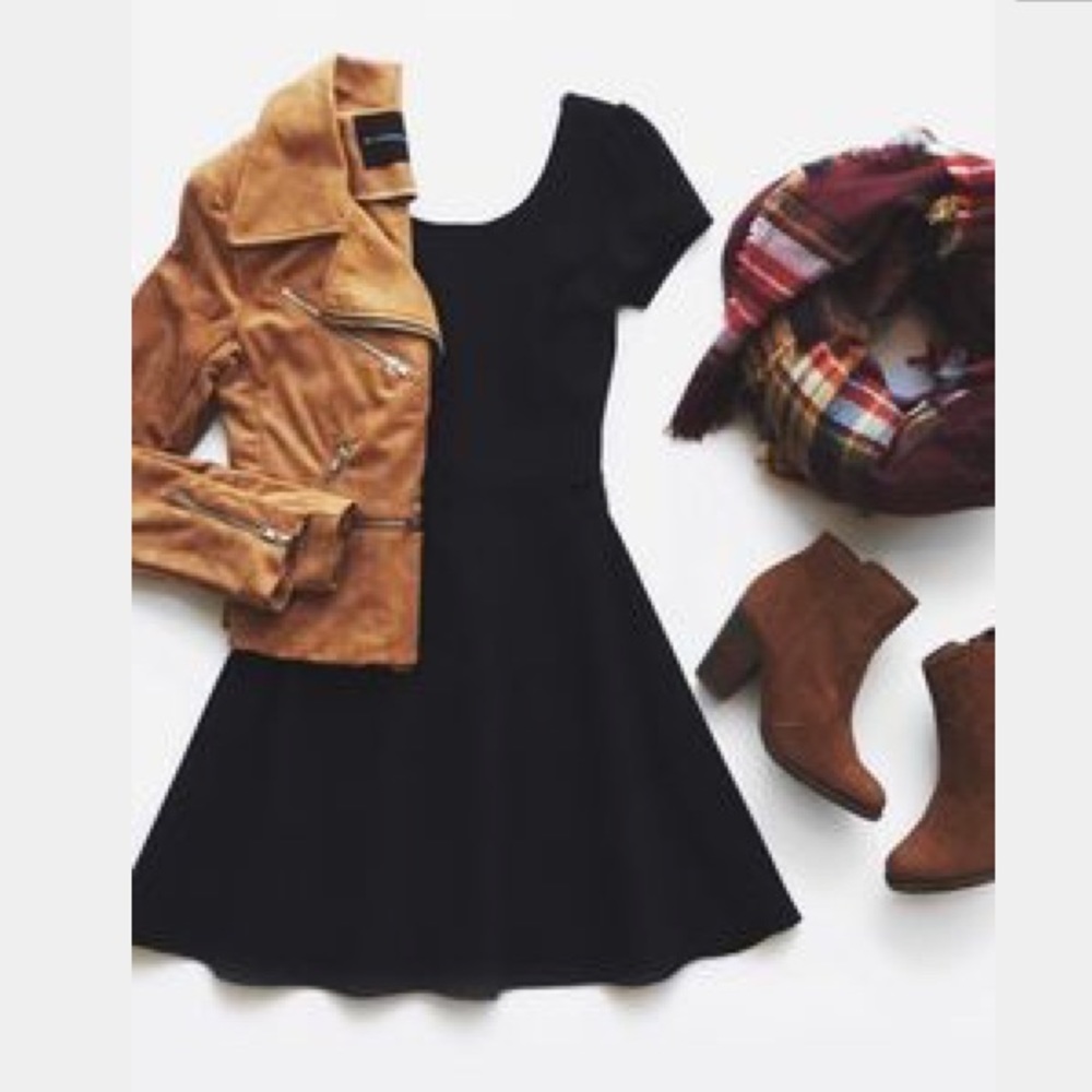 💋❗️Stylish Skater Black dress