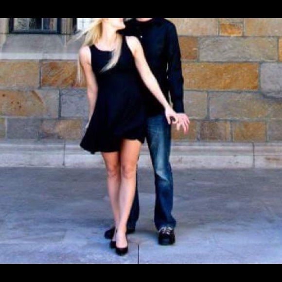 💋❗️Stylish Skater Black dress - Picture 4 of 4