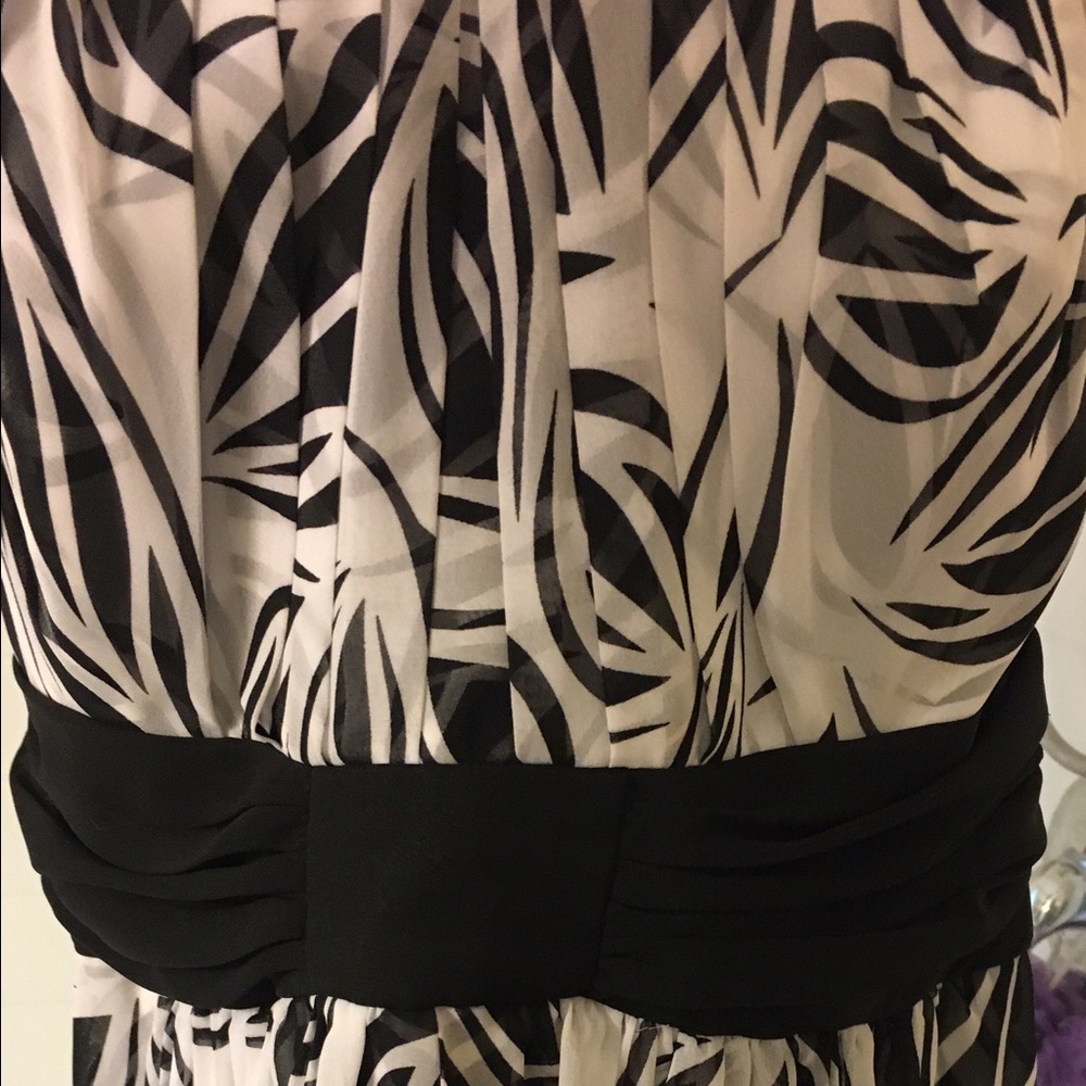 Beautiful black and white dress