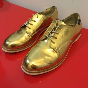 GOLD Oxford shoes. G.H. Bass & Co. Bass Ely-5