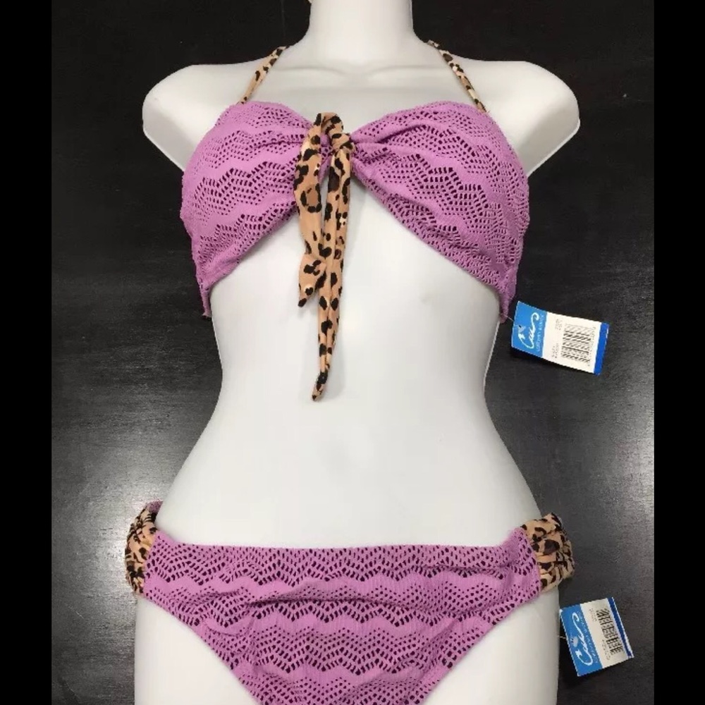 NWT California Waves bikini swimsuit in size XL