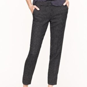 J. Crew Cafe Capri crop tiny dots 6