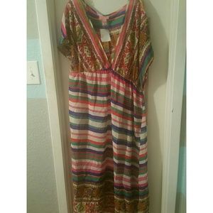 Colorful Maxi Cover-up