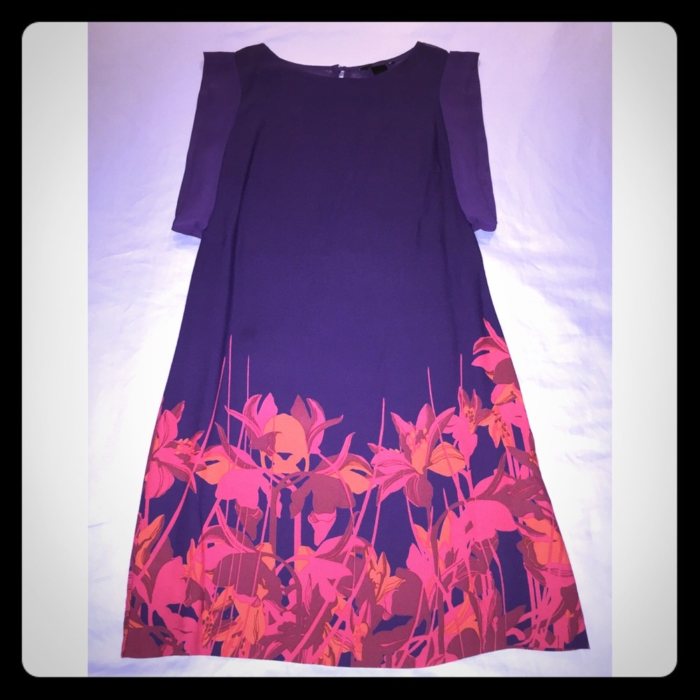 H&M purple shift dress