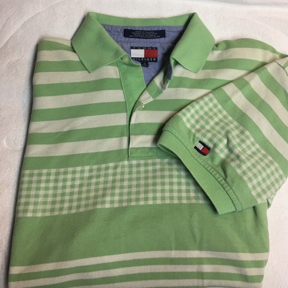 TOMMY HILFIGER Gingham Polo Shirt - Picture 1 of 4