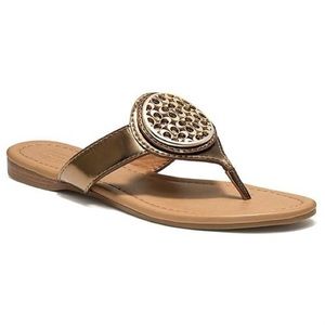 Coach Sena Bronze Sandals