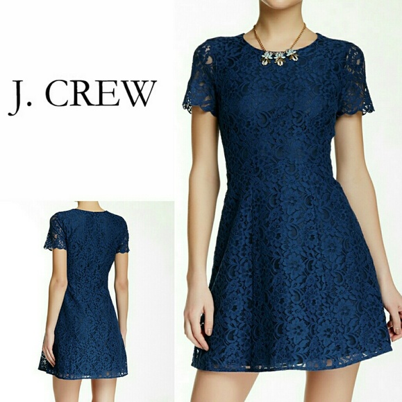 J. Crew Dresses & Skirts - J. CREW Short Sleeve Lace Dress