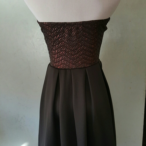 Black burgundy dress - Picture 2 of 4