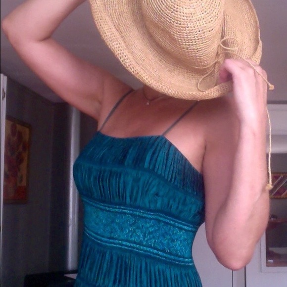 Cocktail dress. Beautiful teal color. Size S - Picture 1 of 5