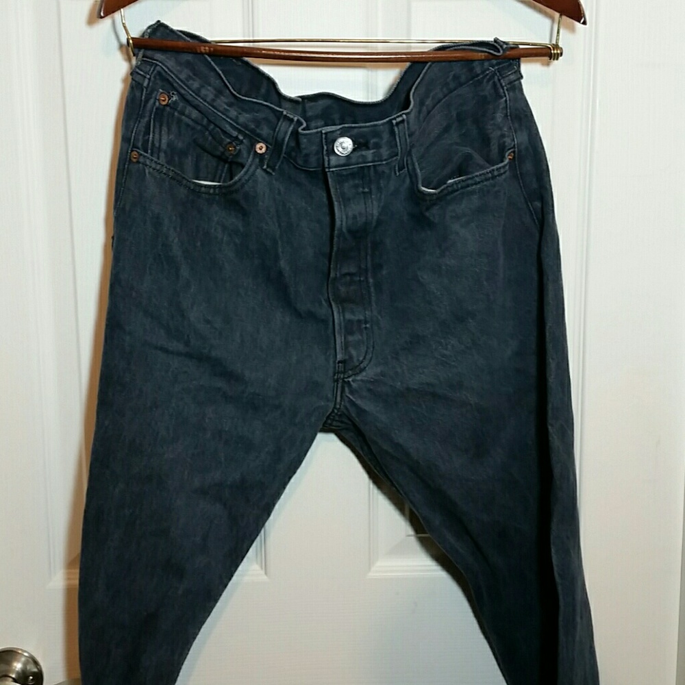 Mens 501 button fly jeans