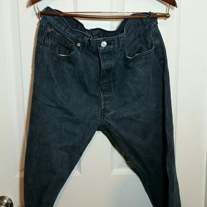 Mens 501 button fly jeans