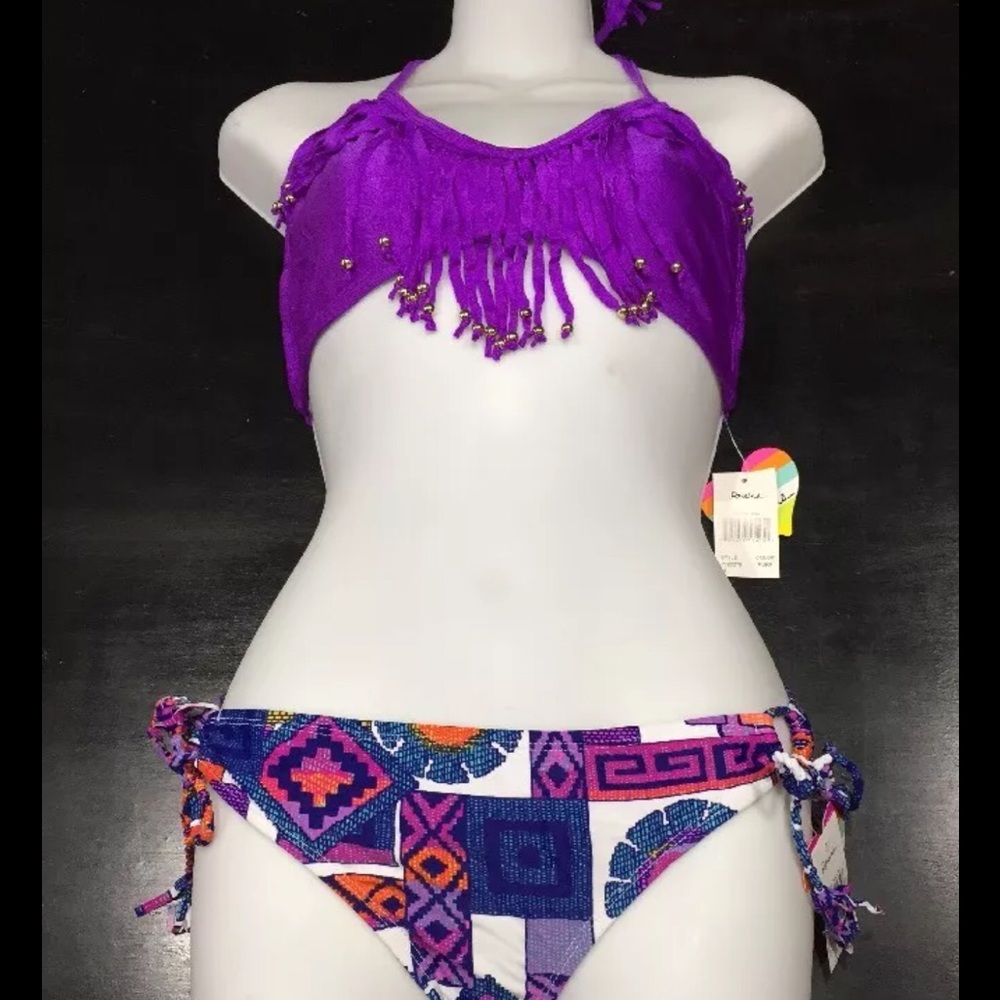 NWT Raisins purple bikinis swimsuit size Medium
