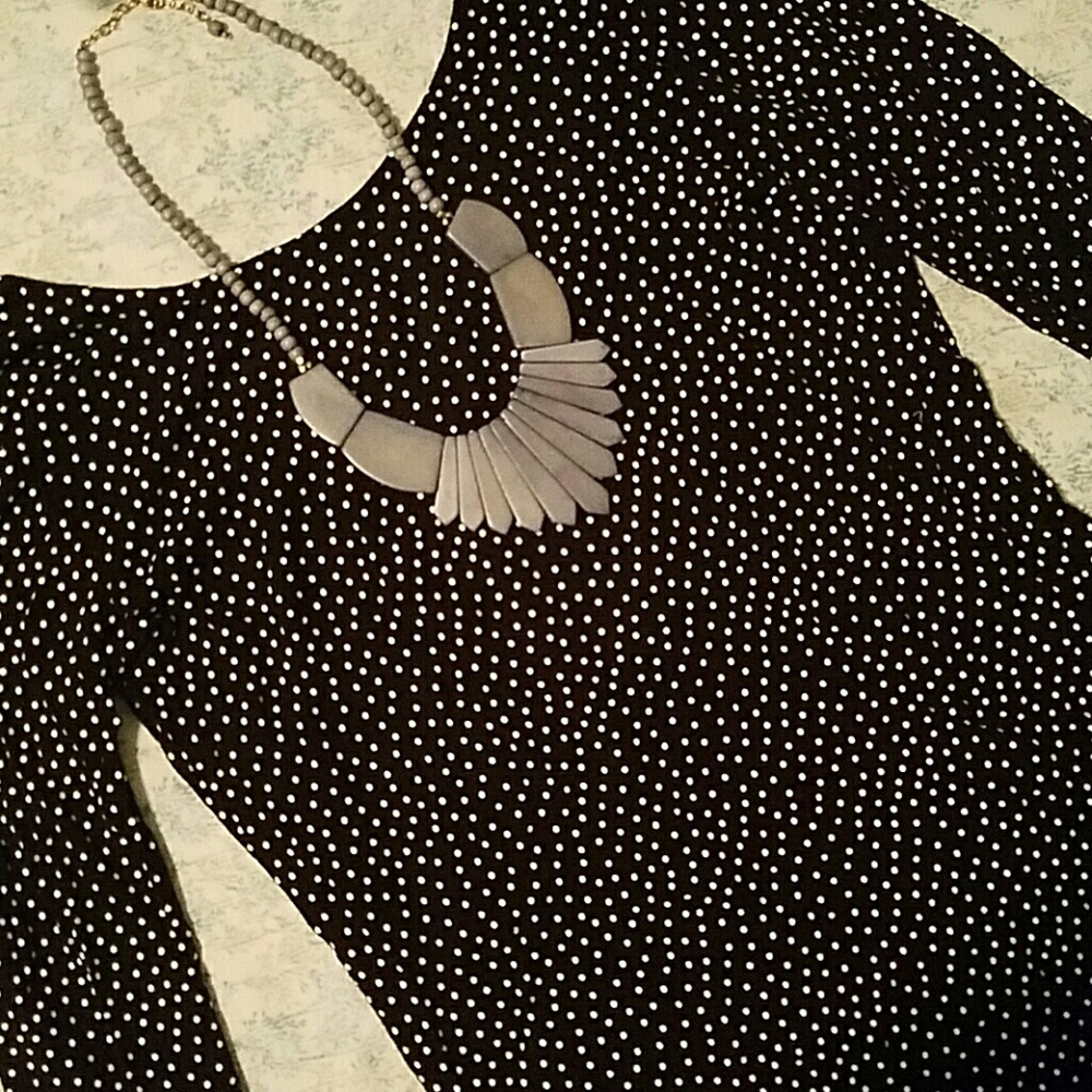 SOLD Zara dotted long sleeve