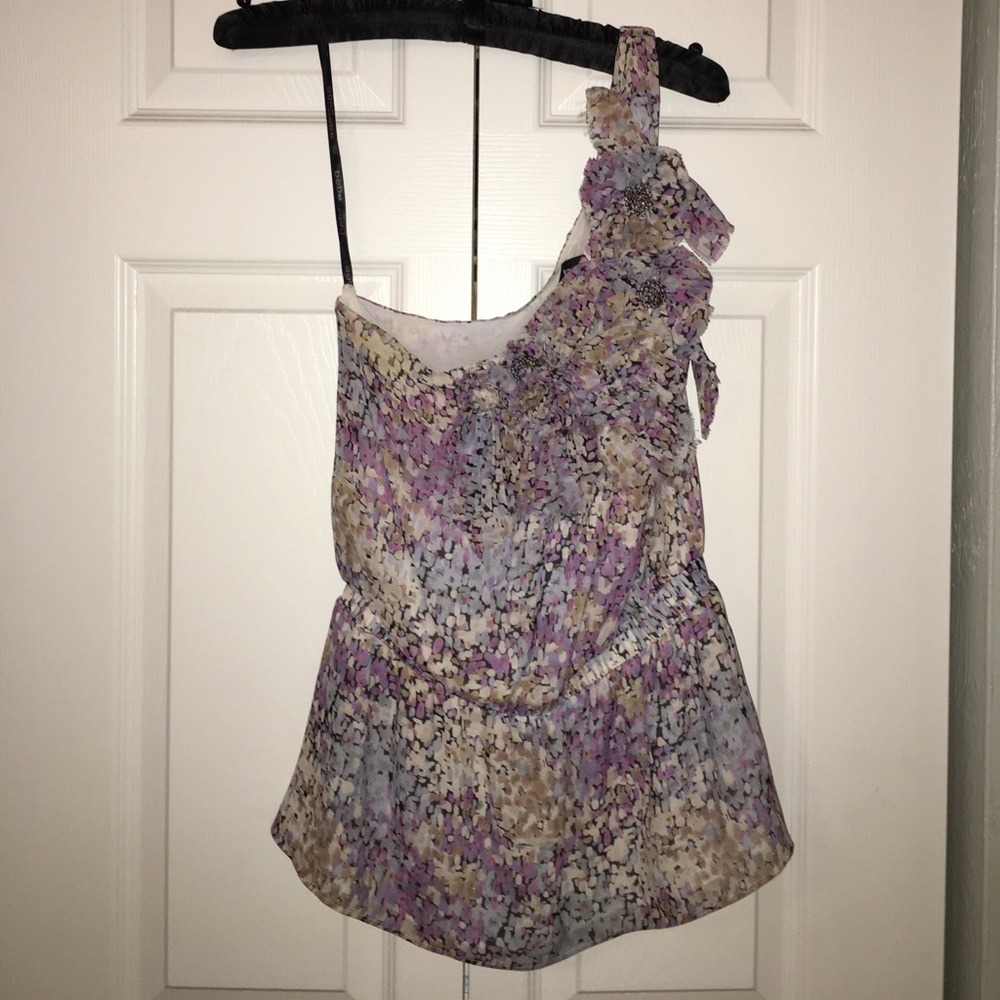 One shoulder cami.