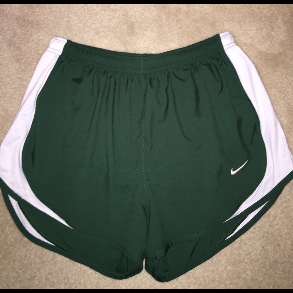 Nike green dri-fit shorts