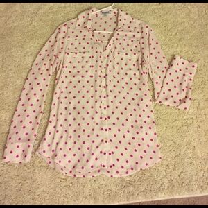 Express polka dot Portofino shirt.