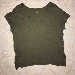 Loose Olive Green Tee-Shirt