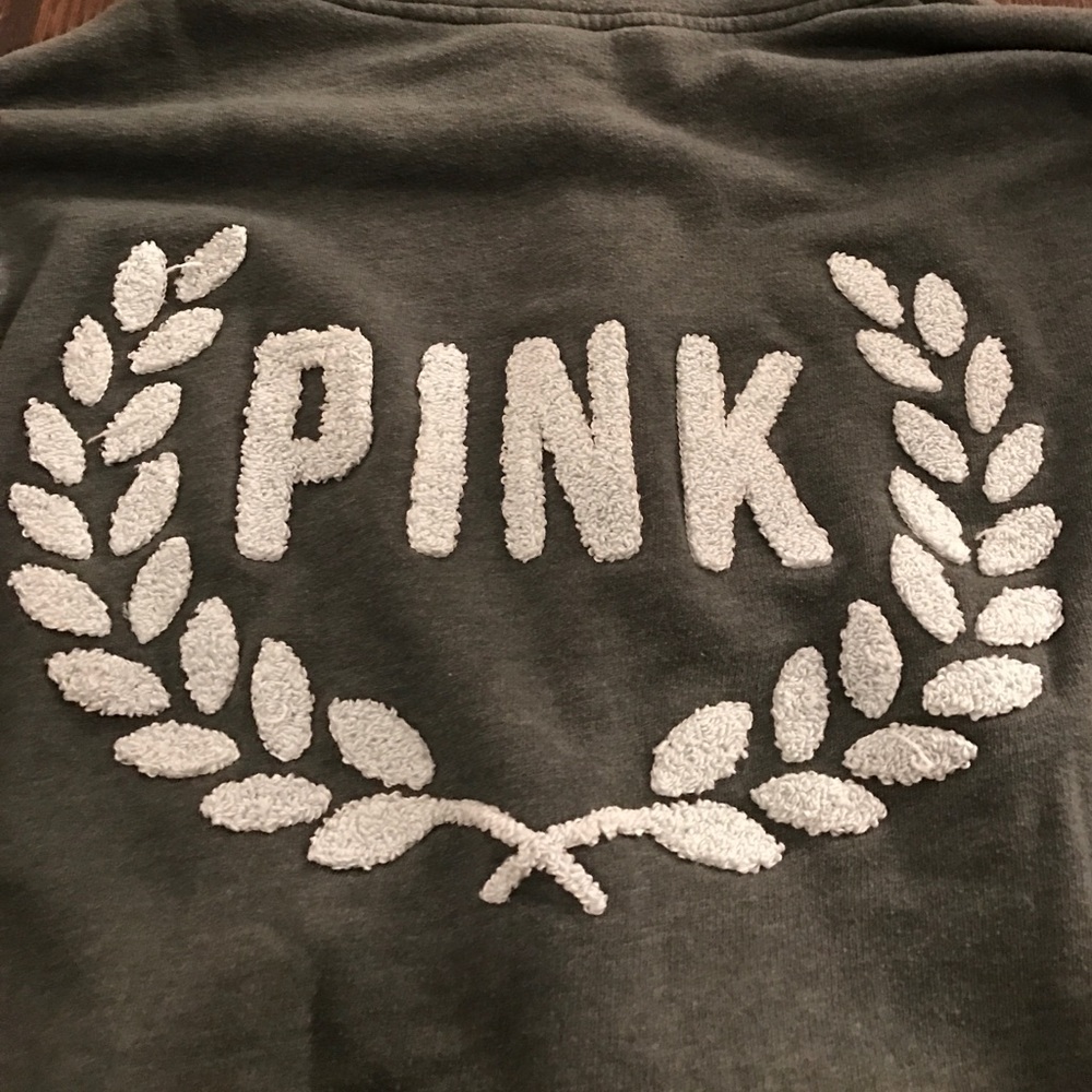 PINK half zip pullover